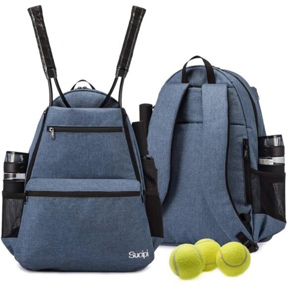 Tennis Bag Professional Tennis Backpack for Men and Women Racket Bags Holds - Picture 1 of 7